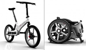 elektrisch aangedreven design-vouwfiets Gocycle