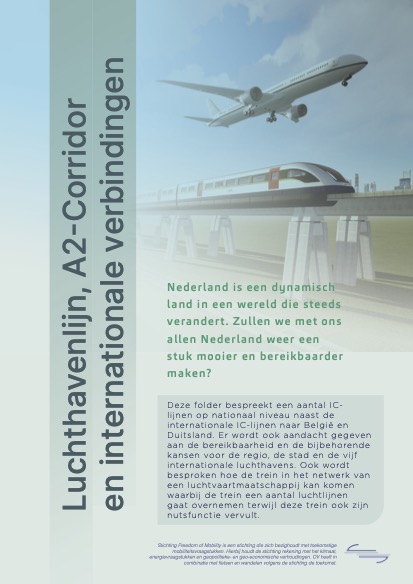 voorblad brochure luchthavenlijn